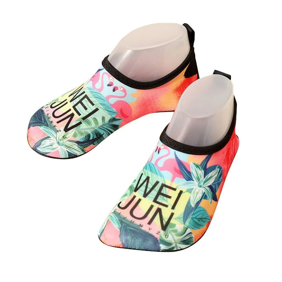 Children Beach Shoes Baby Soft Floor Indoor Slipper Snorkeling Swim Socks Boys And Girls Anti-Slip Home Barefoot Kids Slippers